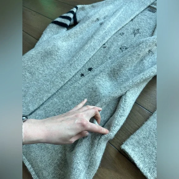 MOTHER The Hip Cardigan in Map Of Stars - Picture 15 of 16